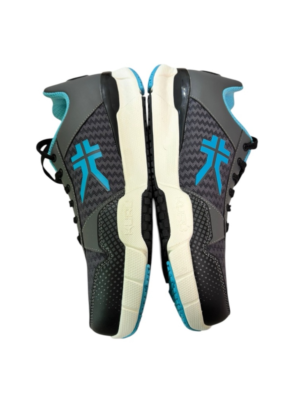 KURU Quantum Shoes Womens 11 Wide Gray Topaz Blue Mesh Walking Sneakers Comfort - Picture 7 of 12